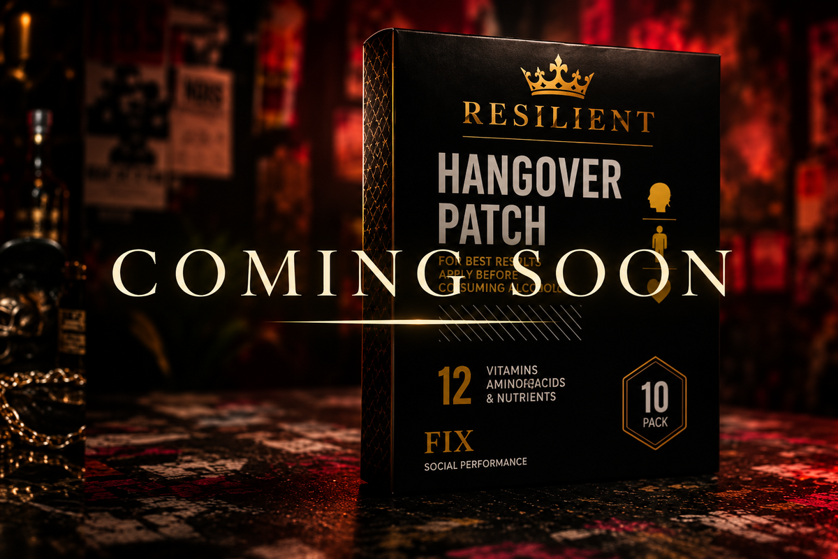 RESILIENT - Parche para la resaca: paquete de 10