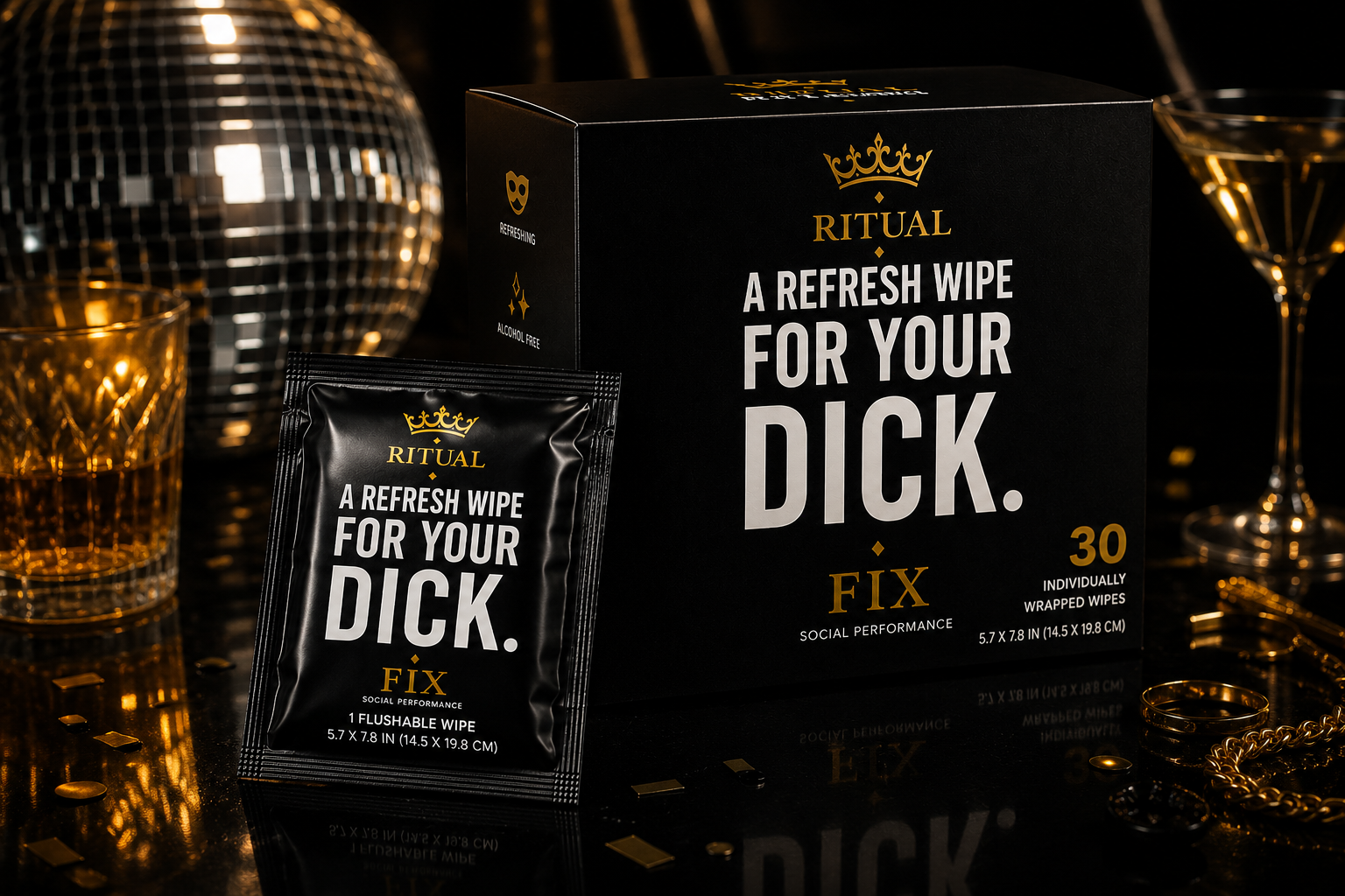 RITUAL - dick wipes - 30 pack