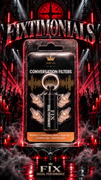 JUST US – Conversation Filters – 2 Plugs + Keychain Case
