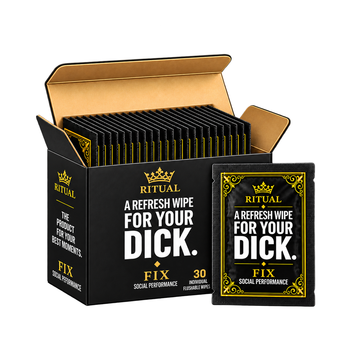 RITUAL – Dick Wipes – 30 Pack